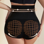 Women's Plus Size Seamless High Waist Panties Tummy Control Shapewear Postpartum Slimming Body Shaper Briefs Nylon Support