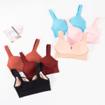 right Color Series Push up Brassier Seamless Sport Gym Bras With Wide Shoulder Straps U Back Yoga Outlet Solid Color Women Bra