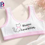 Blue Inc Kids Cotton Comfort Bra – Blue