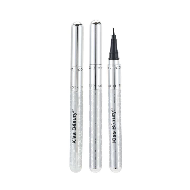 Delicate Liquid Smooth Super Black Eyeliner Wholesale Easy to Makeup 24h Long Lasting Waterproof Eye Liner Pen