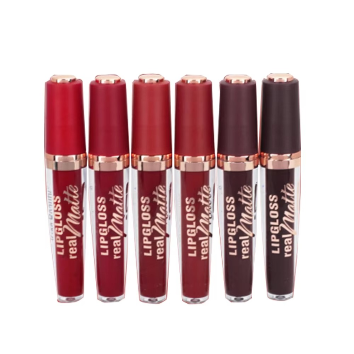 7 ml Non Stick Cup Matte Lip Gloss Manufacturer OEM Custom Logo Private Label Cosmetic Makeup Waterproof Long Lasting Lip Gloss