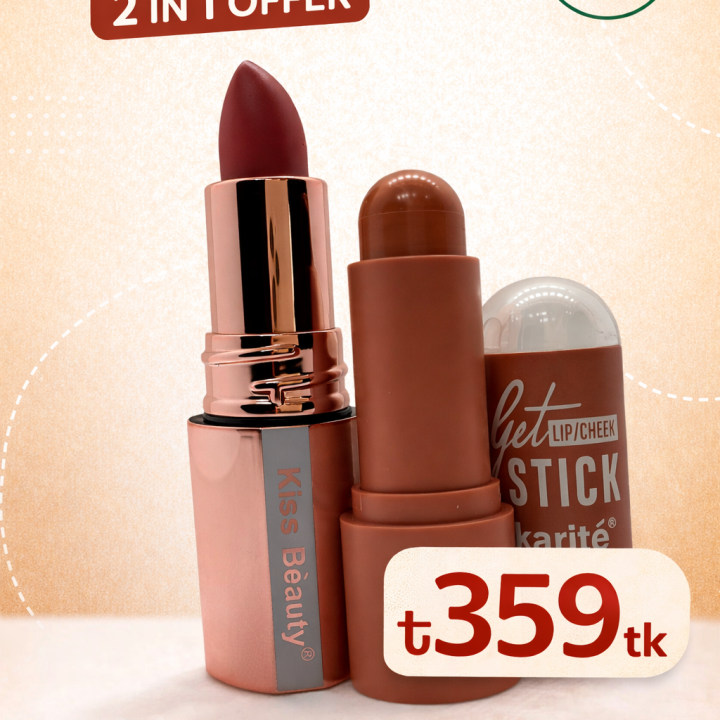 Combo !! Beauty Blusher Stick & Matte Lipstick Collection