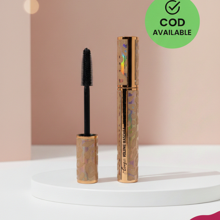 Combo!! Kiss Beauty Waterproof Mascara & Magic Lip Oil Combo