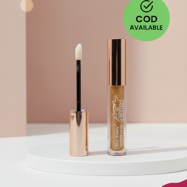 Kiss Beauty Glitter Lip Oil Collection
